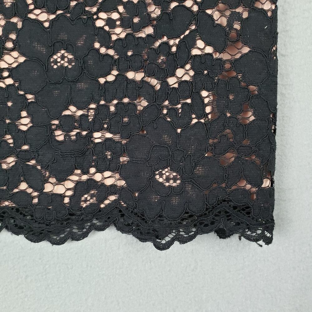Aritzia Babaton Size XXS Lace Overlay Camisole Tank Top Black Modern Elegant - Picture 2 of 10